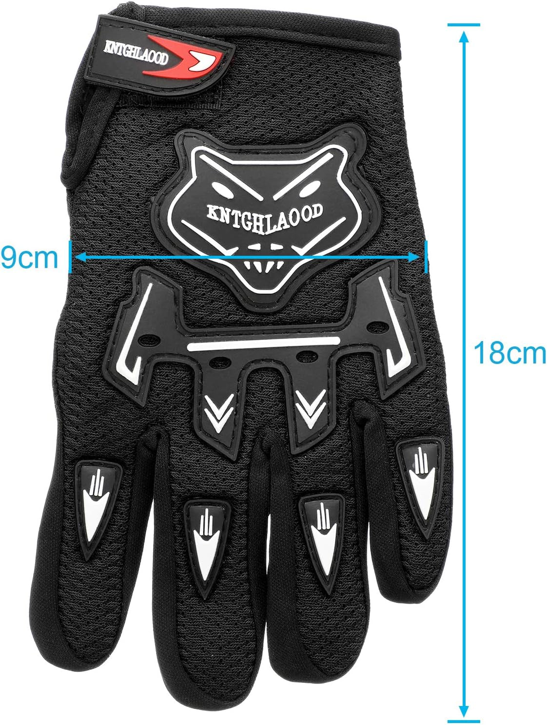 Motorcycle Gloves Riding Dirty Bike Gloves Racing Winter Power Sports Supplies for Riding Cycling Hiking Outdoor(Black,7.09 X 3.55 Inches)