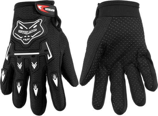 Motorcycle Gloves Riding Dirty Bike Gloves Racing Winter Power Sports Supplies for Riding Cycling Hiking Outdoor(Black,7.09 X 3.55 Inches)